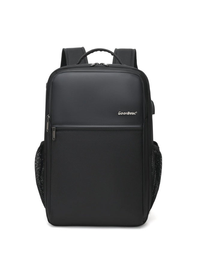 كول بيل CB-8301 Black 15Inch Dual-Tone Design Laptop Backpack - Image 1